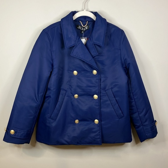 J Crew peacoat puffer jacket - Picture 3 of 9